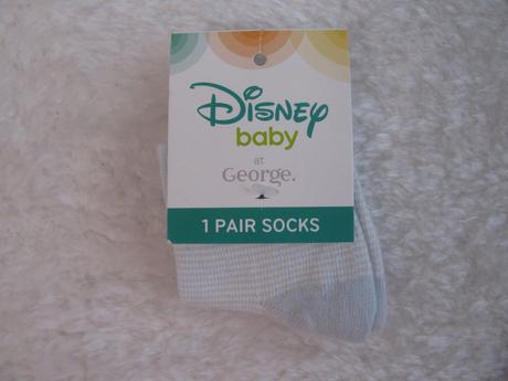Kojenecké sv.modré ponožky v.3-6 měs., disney