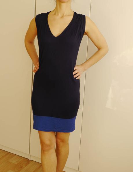 Tmave modre prilehave saty xs, xs