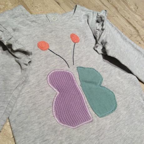 Bavlněné tričko s motýlem zn. m&s, marks & spencer,74