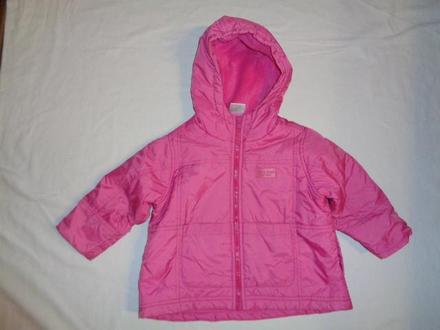 Luxusní lesklá růžová teploučká zimní bunda, early days,92