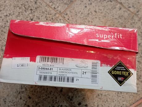 Zimní superfit, gtx boty vel. 21, superfit,21