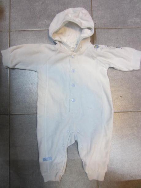 Teplý sametový overálek, h&m,62