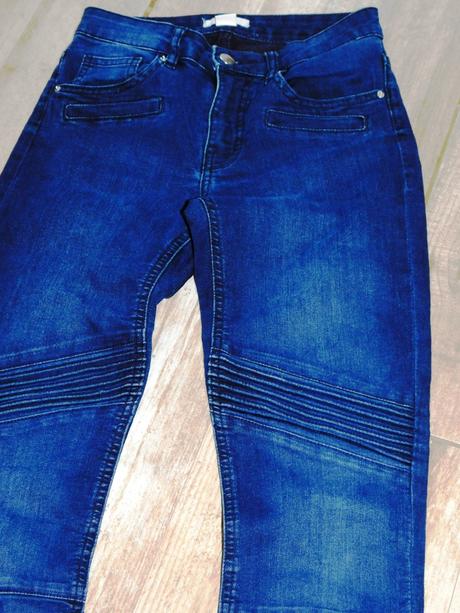 Dámské-dívčí elastické džíny-skinny, h&m,34