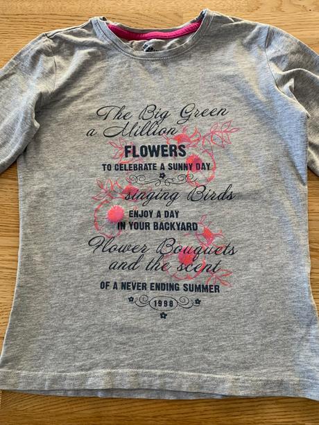 Triko & tričko šedé tcm vel. 122/128, tcm,122