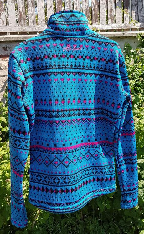 N18	dívčí mikina z pleteného fleesu vel. 146-152, 146