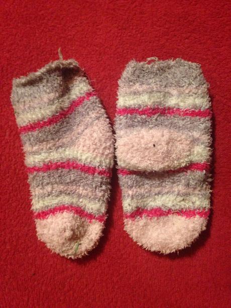 Dívčí spací ponožky proužky, 20