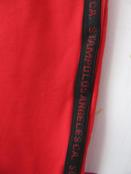 Teplákové červené kalhoty, joggers stampd usa, xs