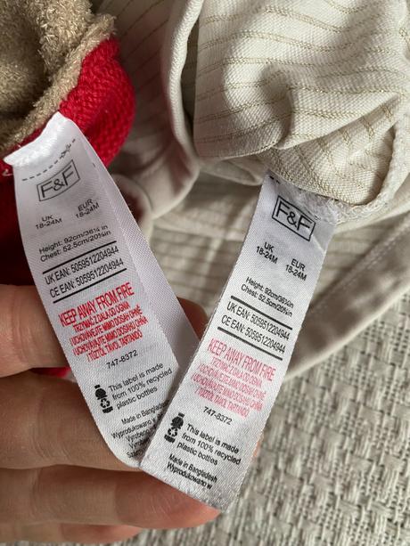 Vánoční šaty se sobem s body vel. 1,5-2r/92, 92