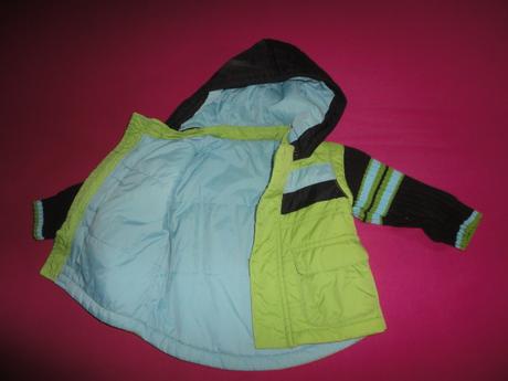 Slabší zimní/přechodvá bundička, vel. 3-6 měsíců, marks & spencer,68