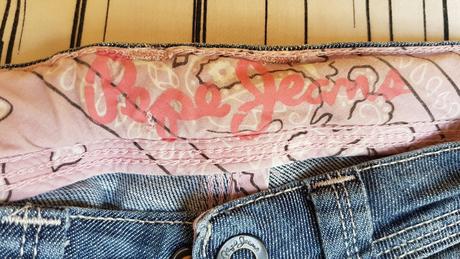 Dívčí 3/4 riflove, pepe jeans,128