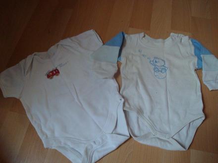 Bodýčka pro kluky - 2 ks, vel. 62, tesco,62
