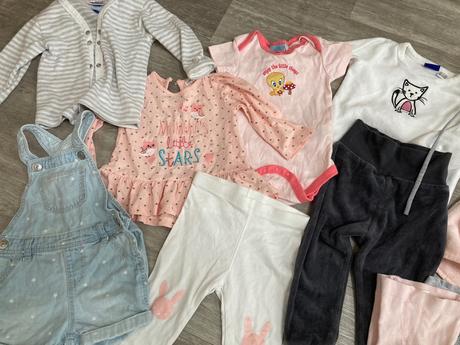 Mix oblečení holcicka 74, 68–80