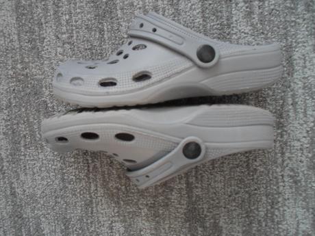 Šedé crocse mulesky kroksy nazozváky do vody, 37