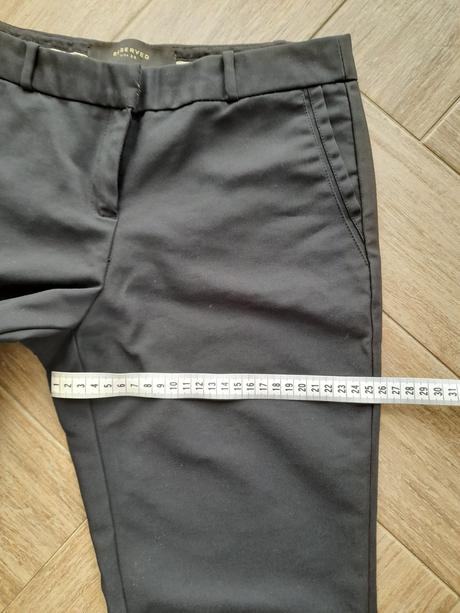 Černé skinny 7/8 kalhoty reserved, reserved,xs