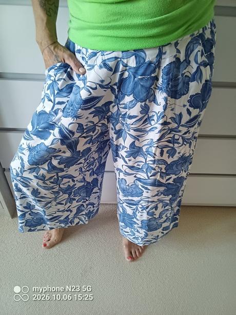 Kalhoty široké zn."h&m" vel."42", h&m,42