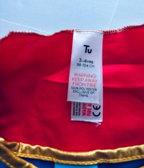 An2/ kostým super girl - v.3/4 roky, 