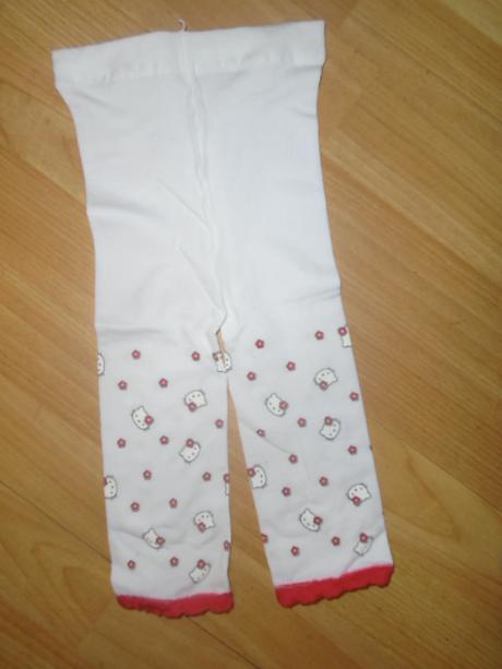 Legíny punčocháče bez ťapek helo kitty vel 74/80, hello kitty,74 / 80