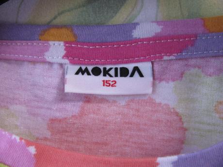 Crop top barevné bavlněné tričko, 152