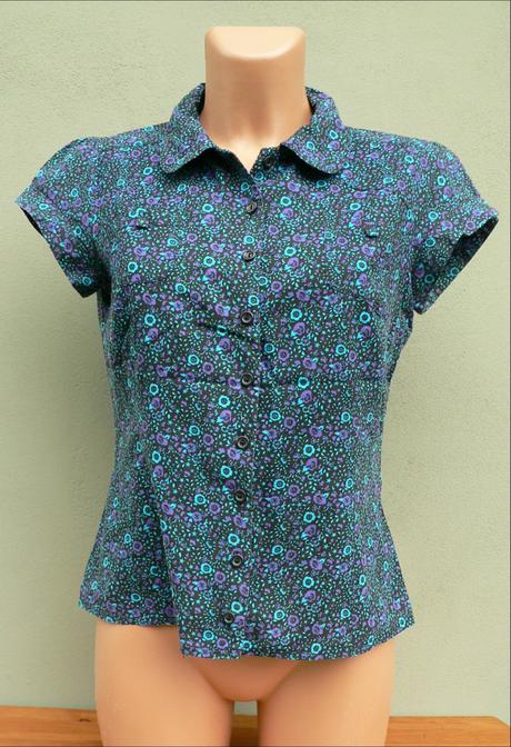 Květovaná košile blůzka divided - vel.40, h&m,40