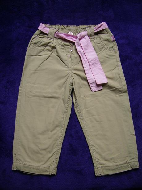 Kalhoty jarně/letní plátěné vel.86, okay,86