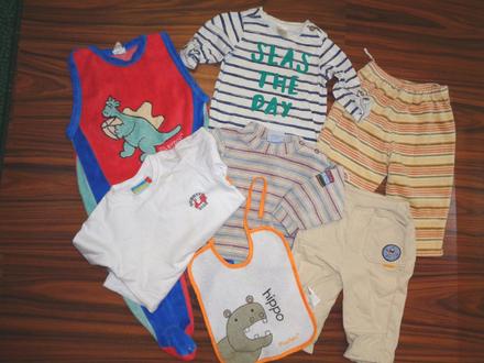 Balíček pro kluka 7 kousků - 62/68, 50–62