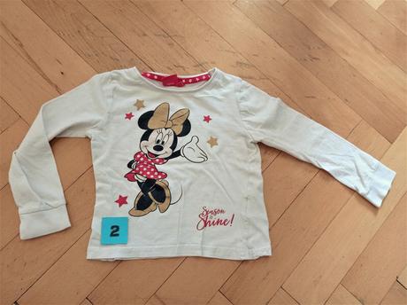 Triko dlouhý rukáv 86 disney minnie, disney,86