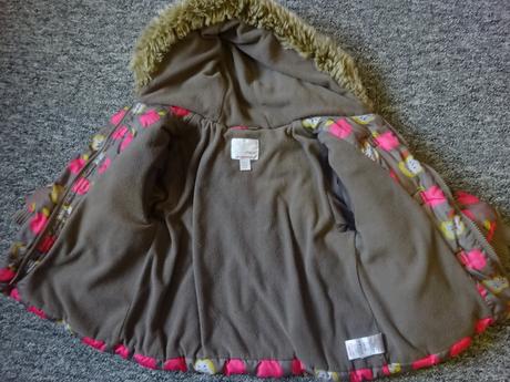 Zimní bunda s jablíčky, vel. 92, next,92