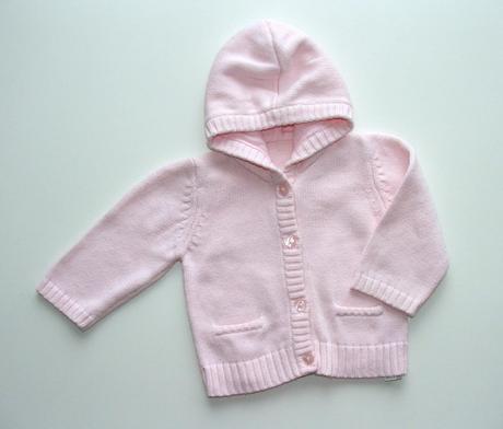 M346 propínací svetr s kapucí vel. 74, marks & spencer,74