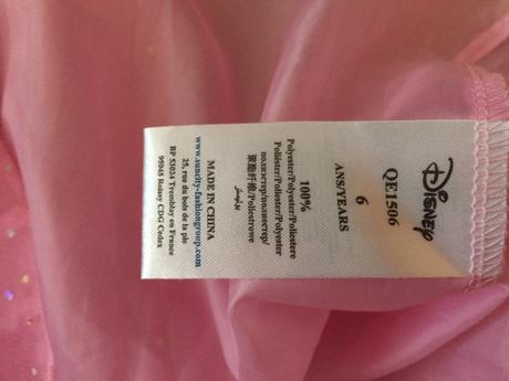 Růžové šaty s princeznami/karneval, zn. disney,