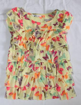 Op725. volánkové tílko 4-6 let, h&m,110