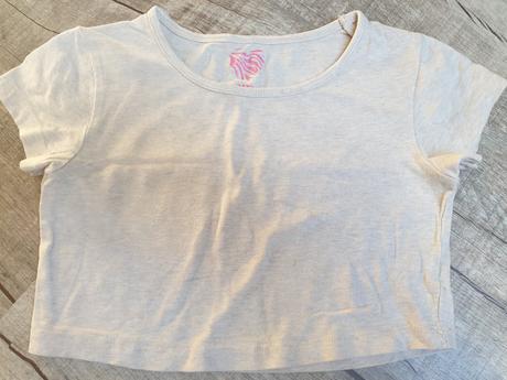 Dívčí crop top triko, 134