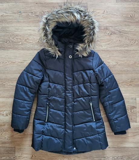 Dívčí prošívaná zimní prodloužená bunda h&m, h&m,152