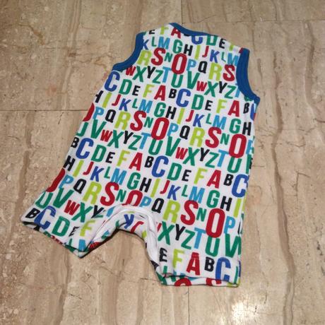 Písmenkový letní bavlněný overal, mothercare,56