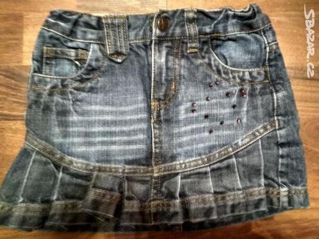 Riflová sukýnka, dopodopo,98