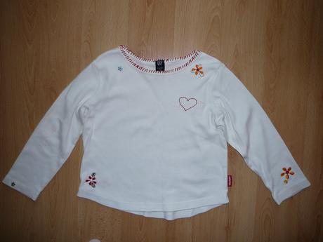 Tričenko s výšivkama, gap,98
