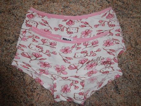 2x kalhoty hello kitty vel. 128, lindex,128