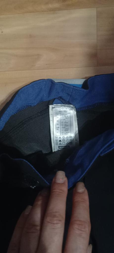 Softshelové kalhoty, decathlon,140