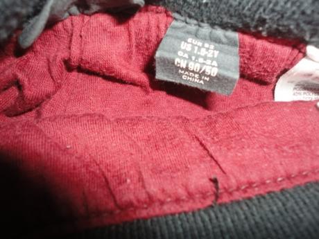 Vypodložené kalhoty h+m, vel. 86/92 (1,5-2 roky), h&m,92