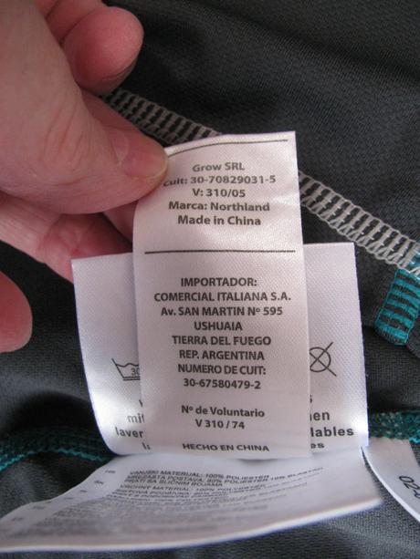 Sportovní funkční šedé tričko northland, 40