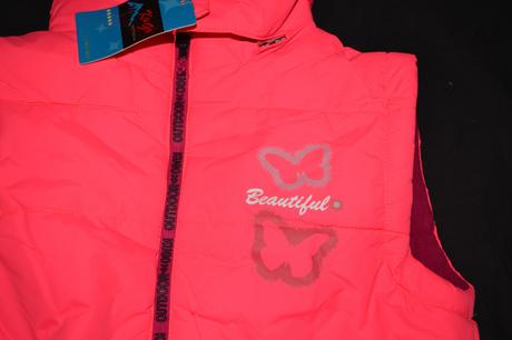 Kvalitní šusťáková vesta kugo,s fleece,5-8 let, kugo,116 / 122 / 128 / 134