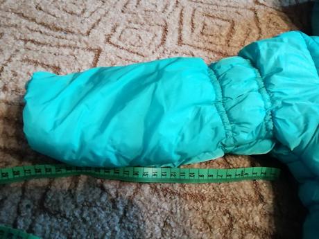 Azurová krásná bunda-zimní-2-4roky-krásný stav, 86