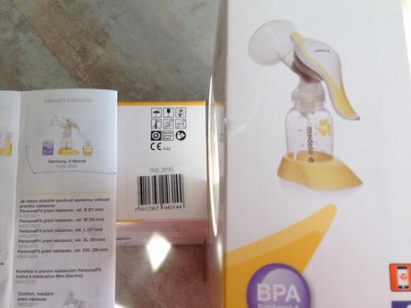 Manuální 2 fázová odsávačka medela harmony + dárky, 