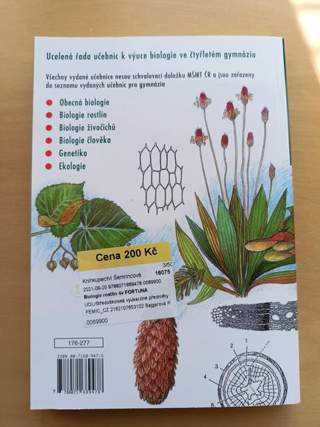 2 učebnice biologie pro gymnázia, 