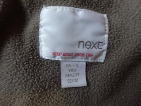 Zimní bunda s jablíčky, vel. 92, next,92