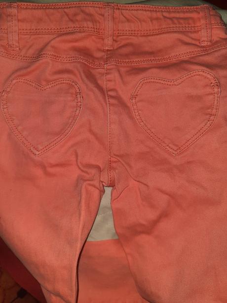 Dívčí kalhoty kapsičky vel. 98 - 104, vertbaudet,98