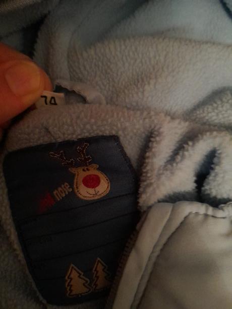 Vyteplená kombinéza, vel. 74, 74