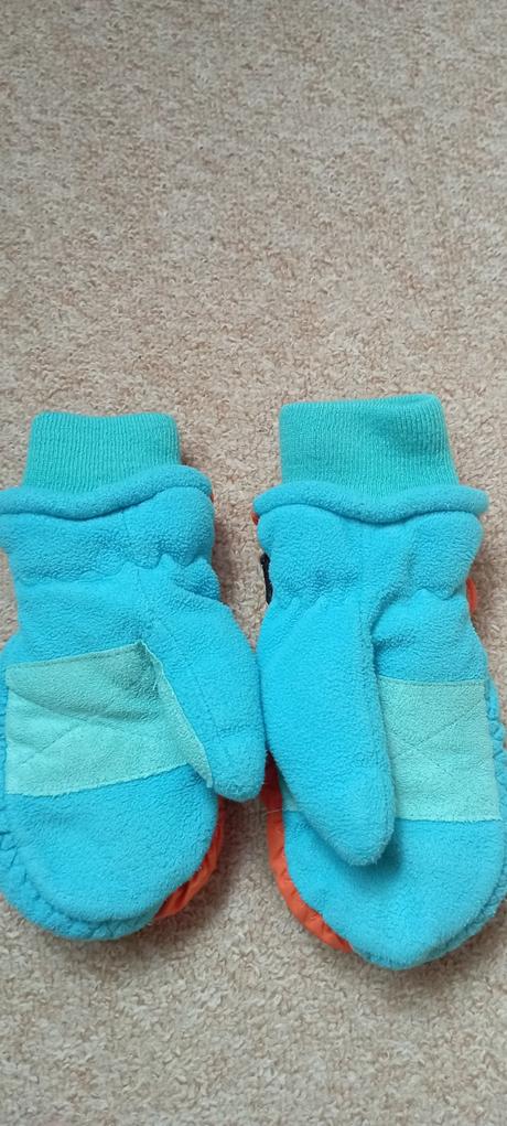 Zateplené rukavice vel."4-6let", 