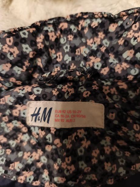 Kytičková vestička h&m, h&m,92