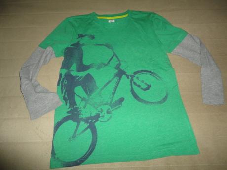 Hezké vrstvené triko f+f, vel. 12-13 let, f&f,152