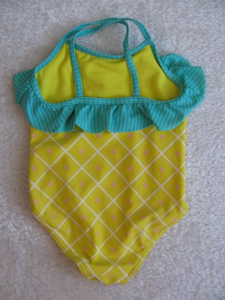 Jednodílné plavky s volánkem ananas, 92